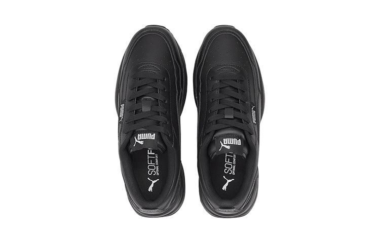 (GS) PUMA Cilia Mode Low Top Running Shoes Black 374231-01