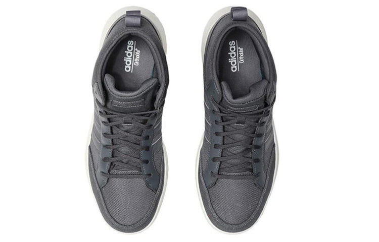 adidas Court80s Mid Lightweight Cozy Casual Skateboarding Shoes Gray EE9683