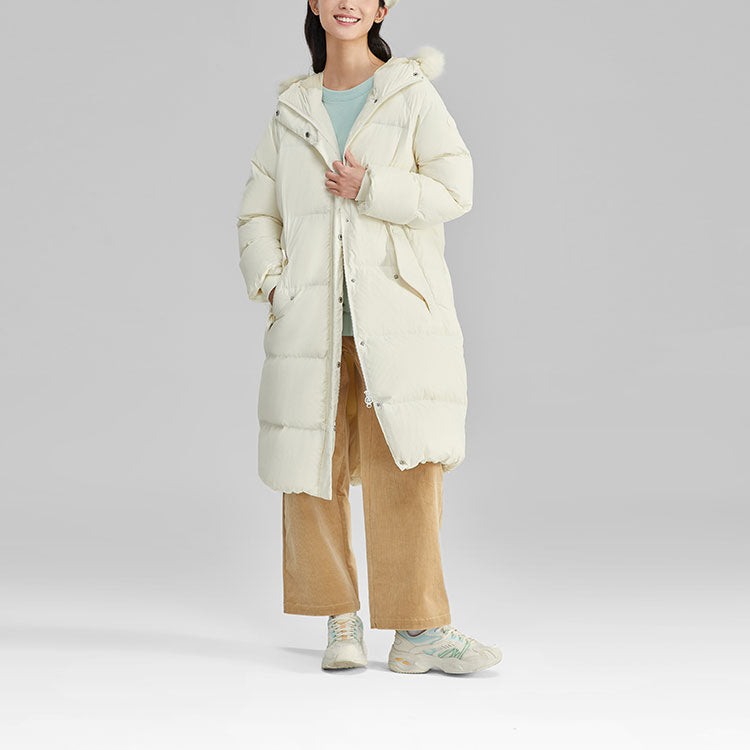 (WMNS) Skechers Casual Down Jacket 'White' L423W098-00NA