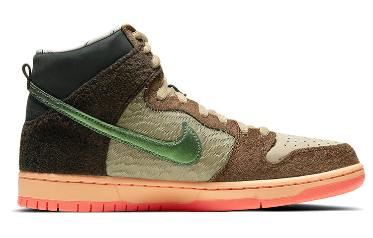 Nike x Concepts SB Dunk High Pro QS Mallard 'Brown Green' DC6887-200(S-BOX)