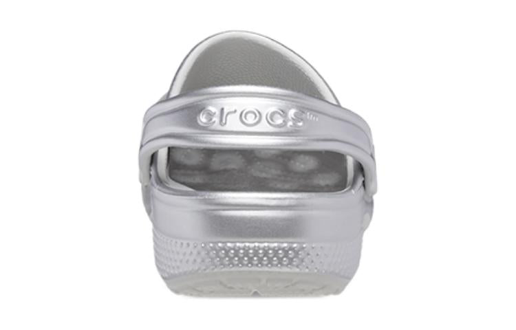 (PS) Crocs Classic Metallic Clog 'Silver Metallic' 209196-0P1