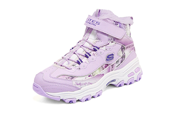 (GS) Skechers D'lites Boots 'Purple' 302532L-LAV