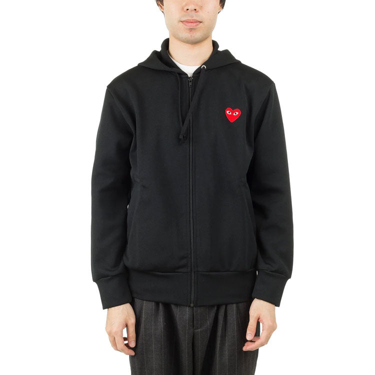 COMME des GARCONS PLAY Heart Hooded Sweatshirt 'Black' AZ-T172-051-1