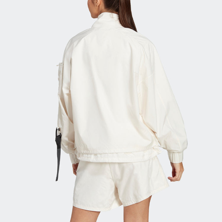 (WMNS) adidas City Escape Loose Track Tops 'White' IA2135