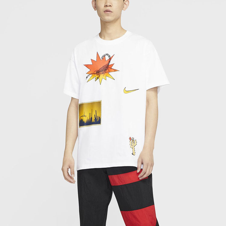 Nike Exploration Sports Printed TEE Men White CD1309-100
