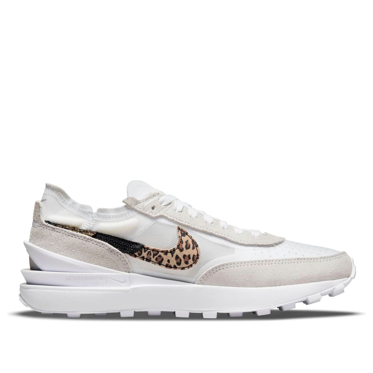 (WMNS) Nike Waffle One 'White Leopard' DJ9776-100