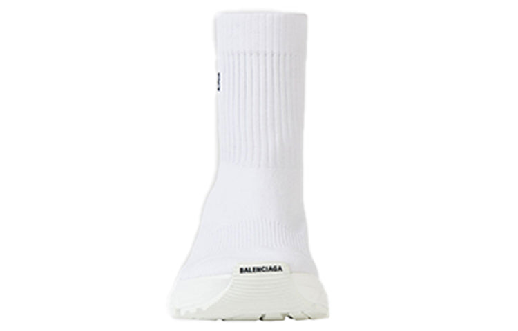 (WMNS) Balenciaga Speed 3.0 High-Top Running Shoes White 654466W2DN29000