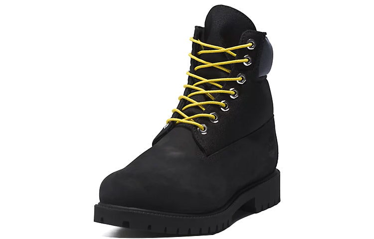 Timberland Heritage 6 Inch Waterproof Boots 'Black Regenerative Leather' A5RVZ015
