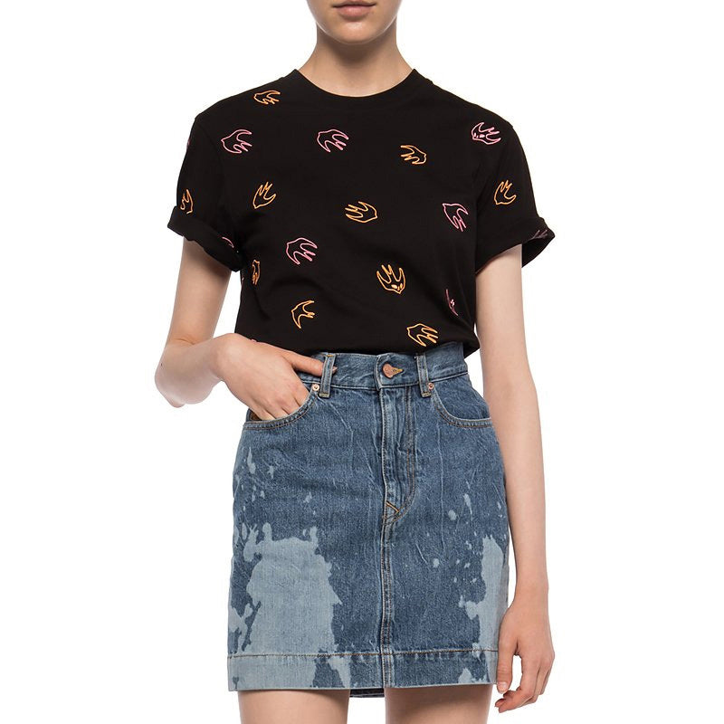 McQ Alexander McQueen Cotton Short Sleeve Black 473705-RNJ56-1000