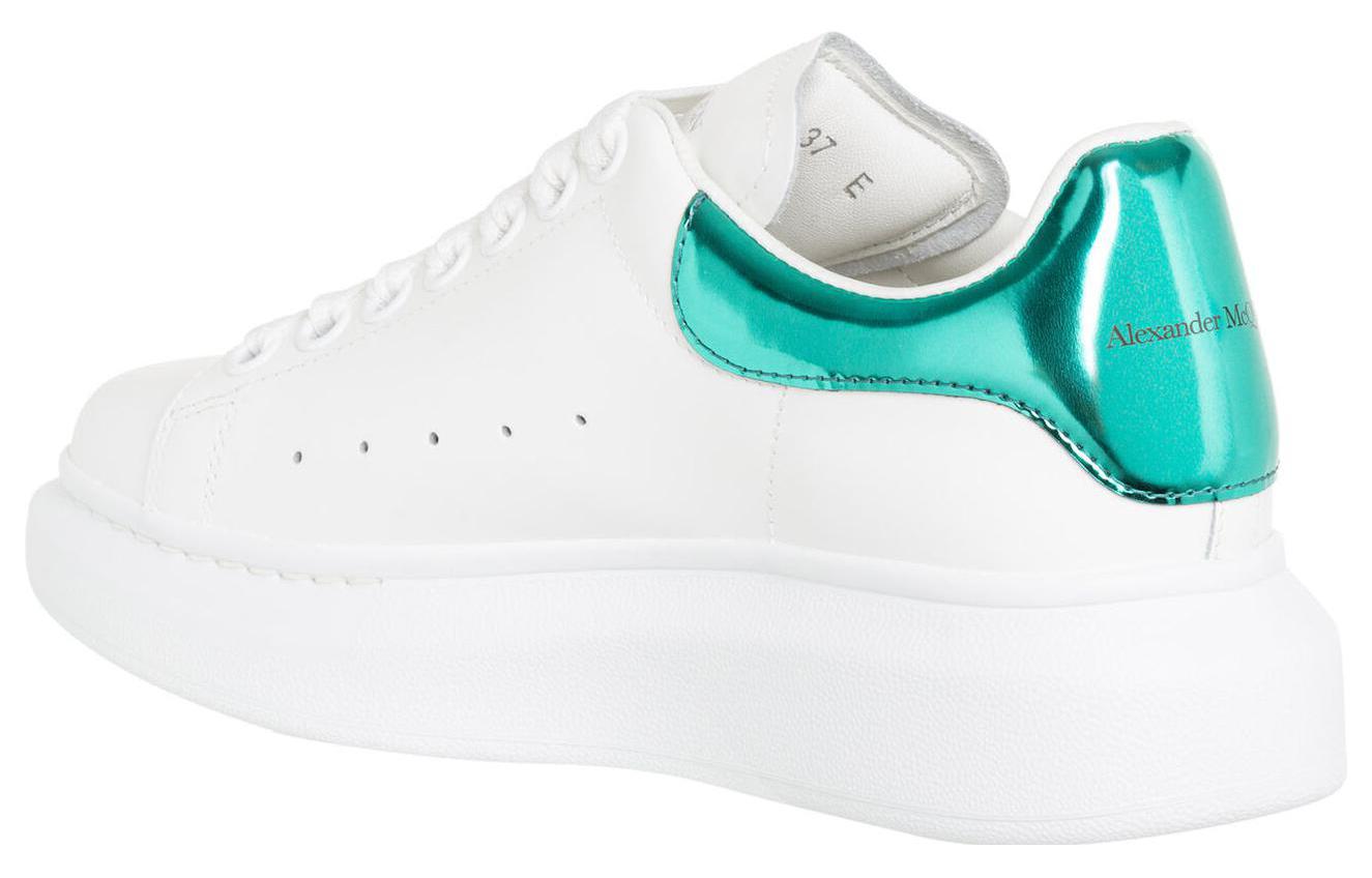 (WMNS) Alexander McQueen Oversized Sneaker 'White Emerald' 676702WICGG9079