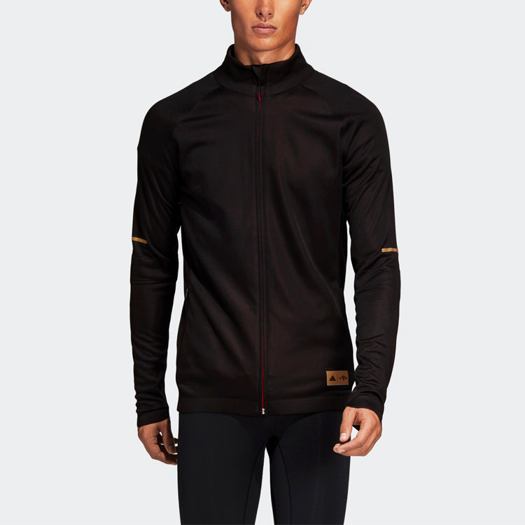 adidas Phx Jkt Cny M Sports Running Stand Collar Jacket Black DX2557