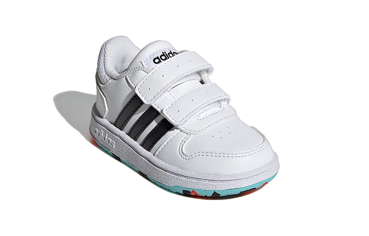 (TD) adidas Hoops 2.0 Shoes 'White Black' H01551