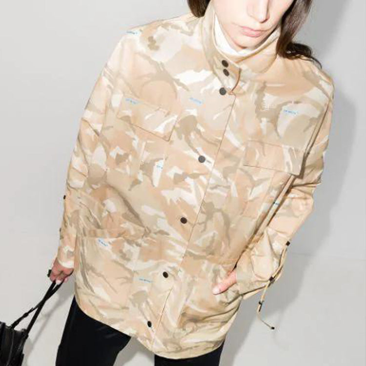 (WMNS) Off-White x Browns 50 Co-branded Printed Jacket Camo OWEA156G20FAB0016001
