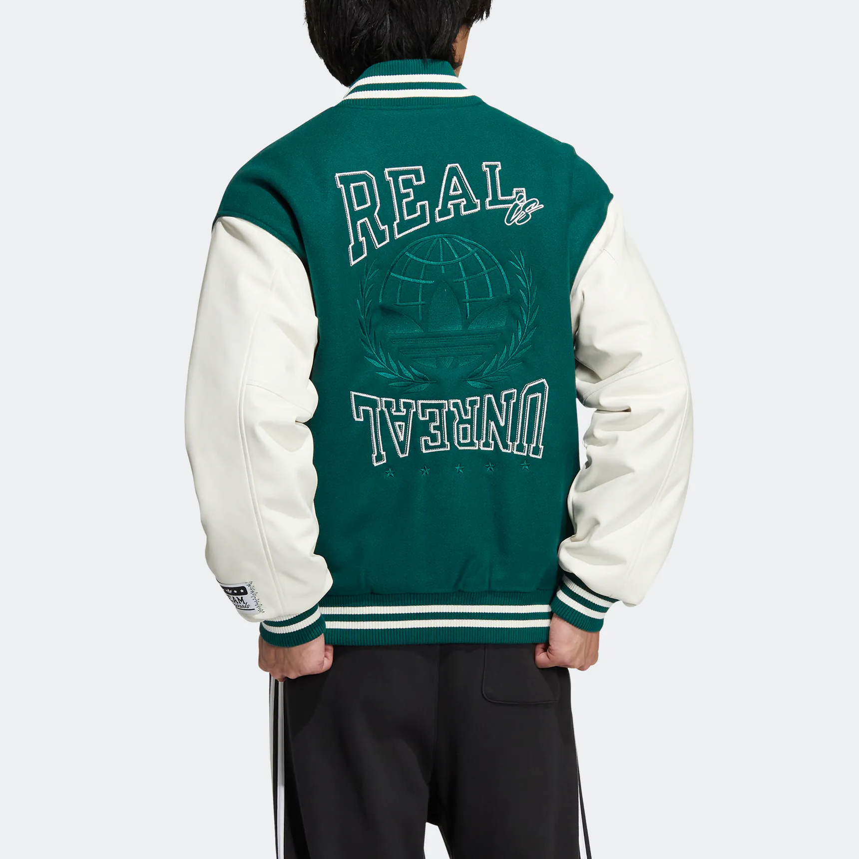 adidas Originals Mc Varsity Jackets 'Green White' HZ7093