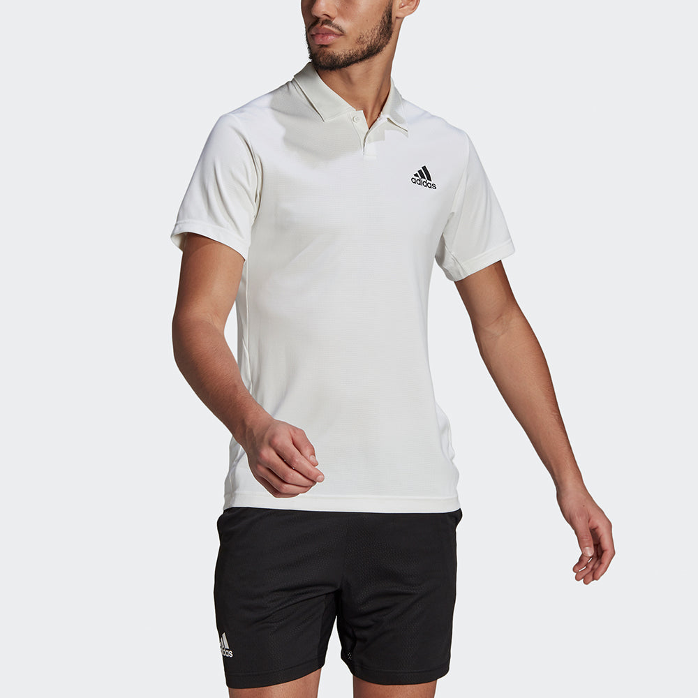 adidas H.rdy Polo Tennis Sports Training Breathable Short Sleeve Polo Shirt White GL5813