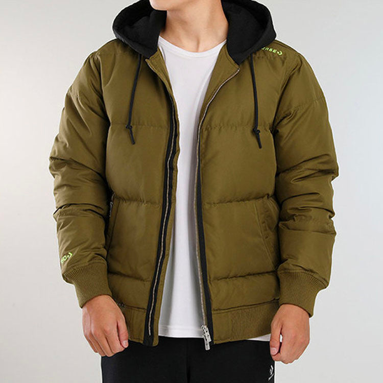 Converse Court Down Bomber Jacket Asia Sizing 'Olive Green' 10019992-A02