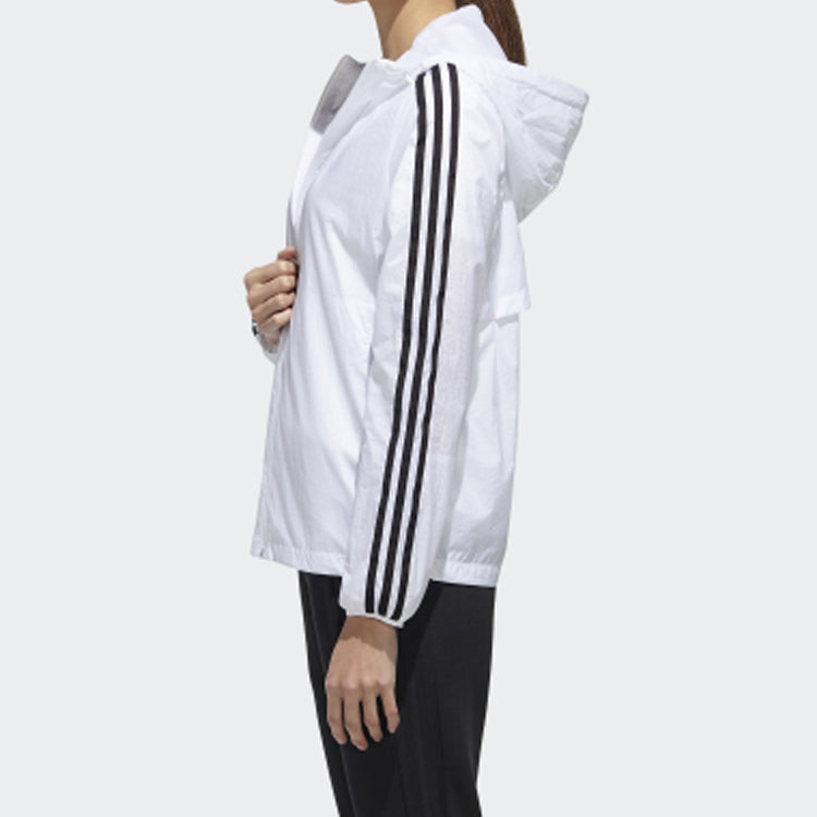 (WMNS) adidas MH FEM WB Sports Stylish Jacket White GF0143