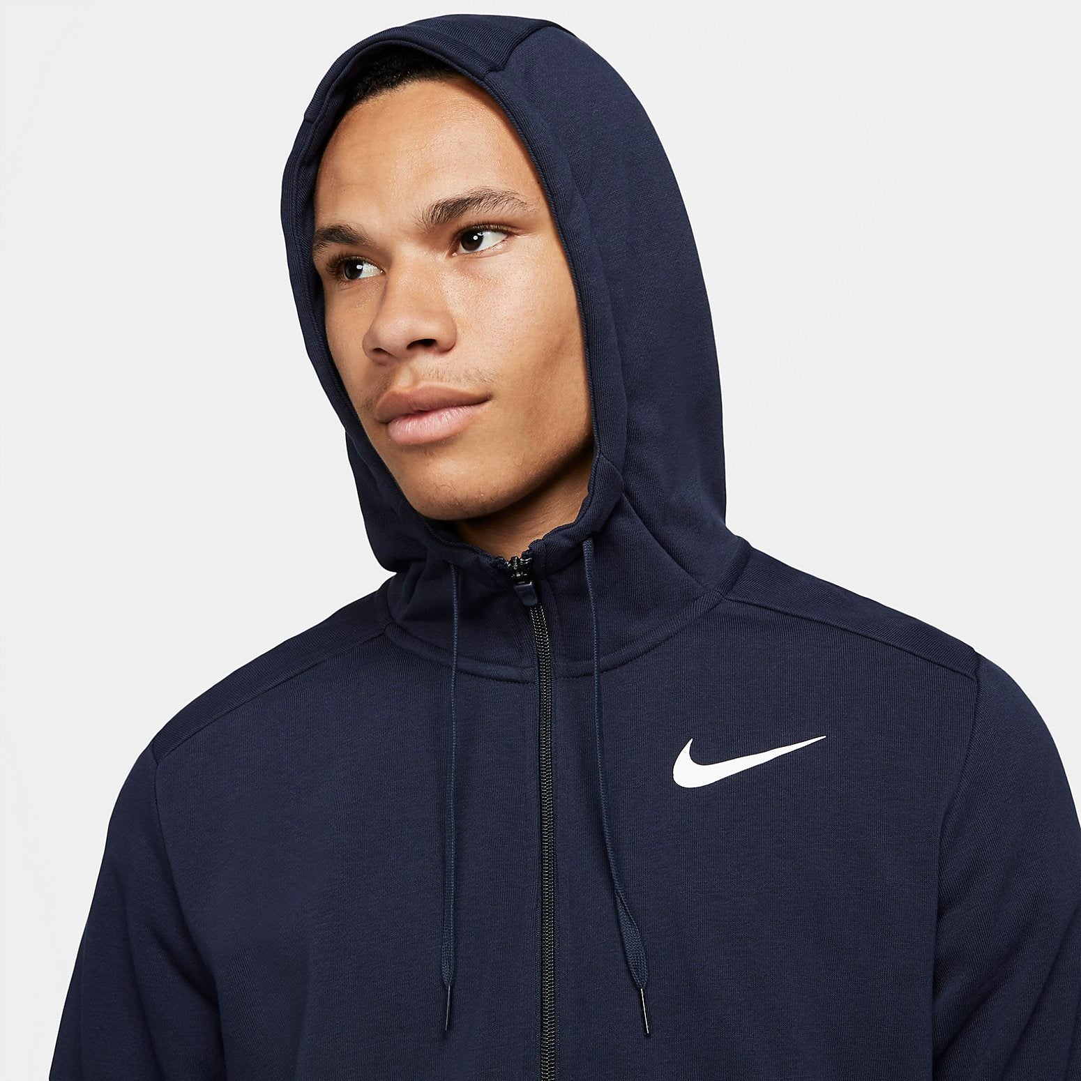 Nike Dri-FIT Full-Zip Training Hoodie 'Navy Blue' CZ6376-451