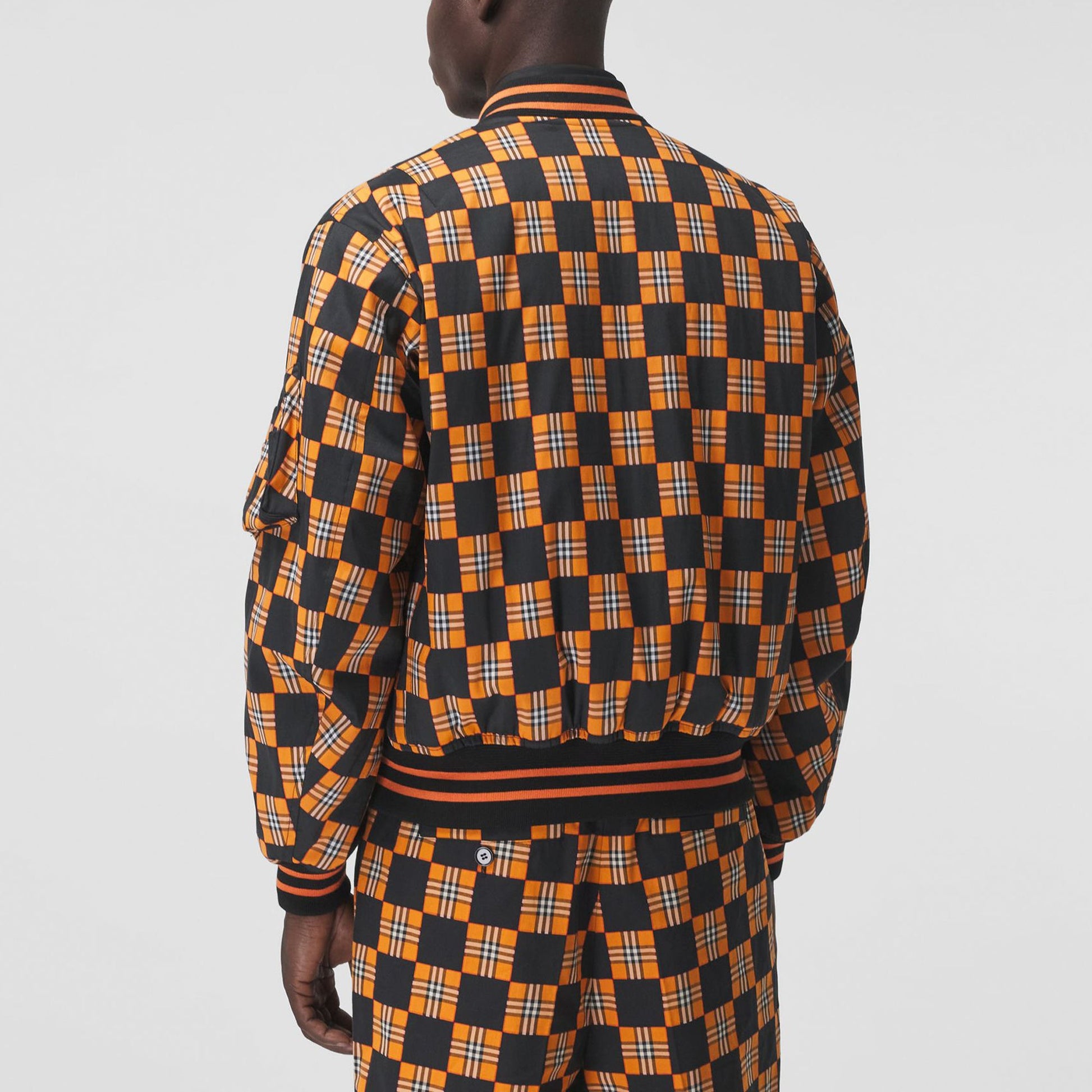 Men's Burberry FW21 Plaid Cotton aviator Jacket 80419261