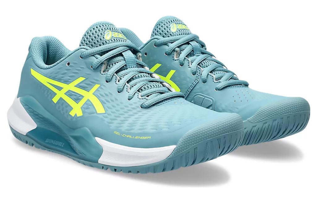 (WMNS) ASICS Gel Challenger 14 'Gris Blue Safety Yellow' 1042A231-400