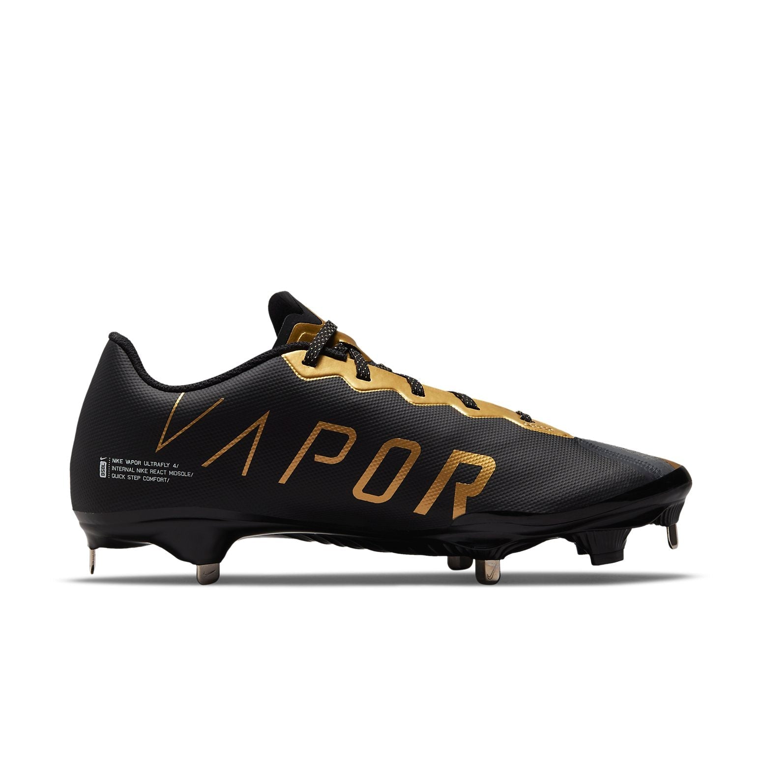 Nike React Vapor Ultrafly Elite 4 'Black Metallic Gold' DA0701-012