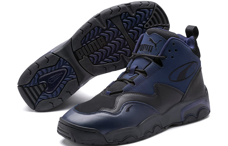 PUMA Source Mid Black/Blue 369829-05