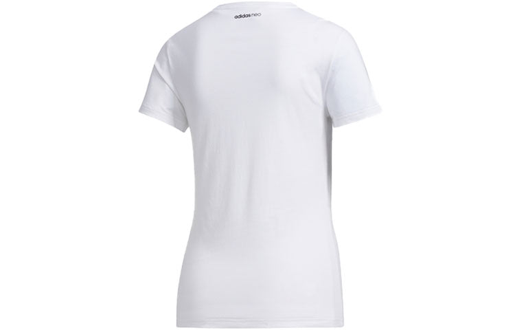 (WMNS) adidas Neo PNDA T-Shirts 'White' GK1568