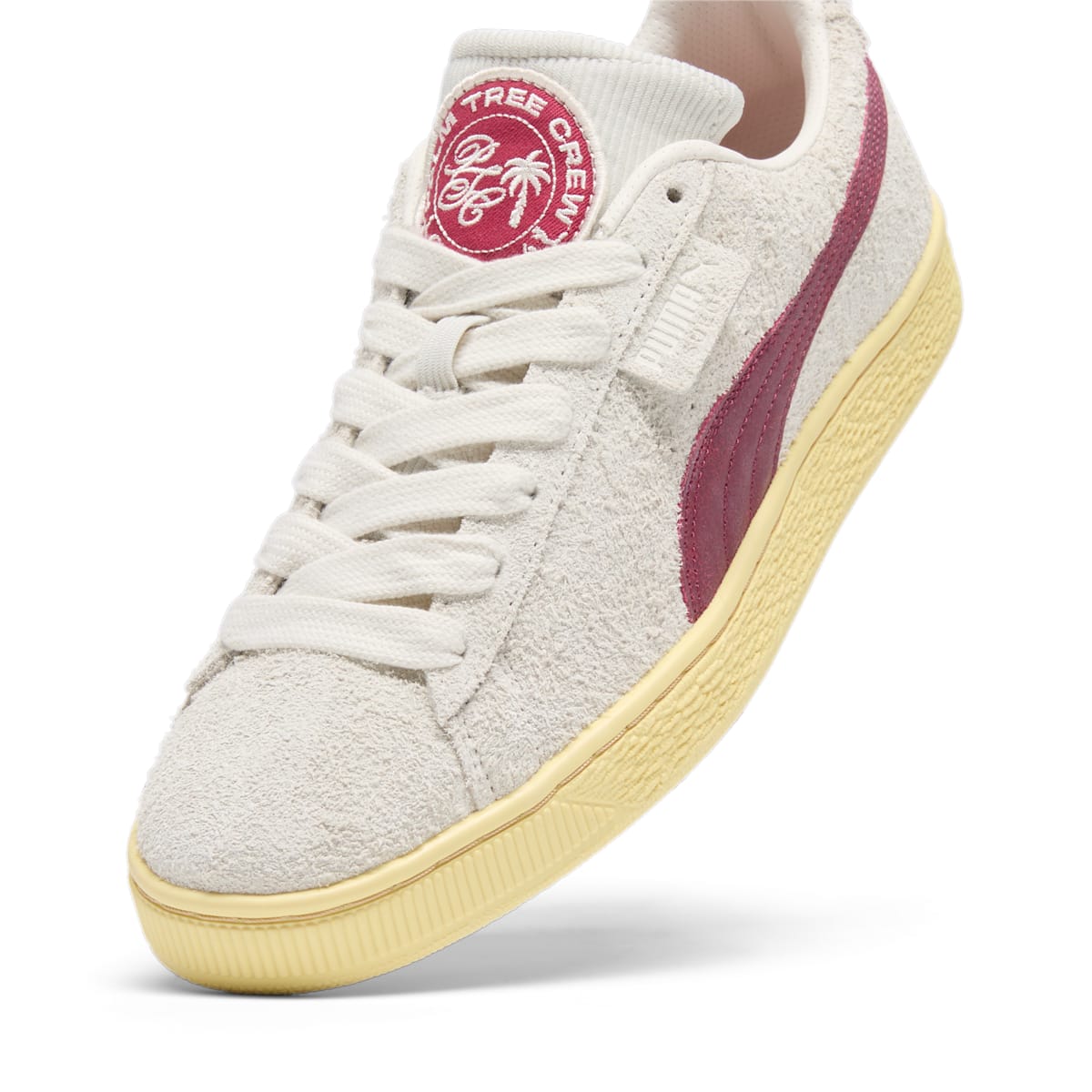 PUMA x Palm Tree Crew Suede R 'Vapor Grey Club Red' 398343-01