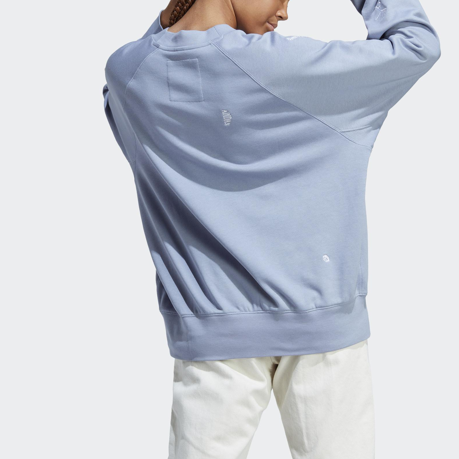(WMNS) adidas BLUV Q1 Sweaters Asia Sizing 'Purple' IC5716
