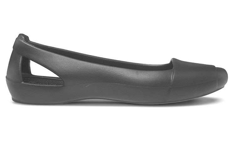 (WMNS) Crocs Sienna Flat Sandals 'Black' 202811-001