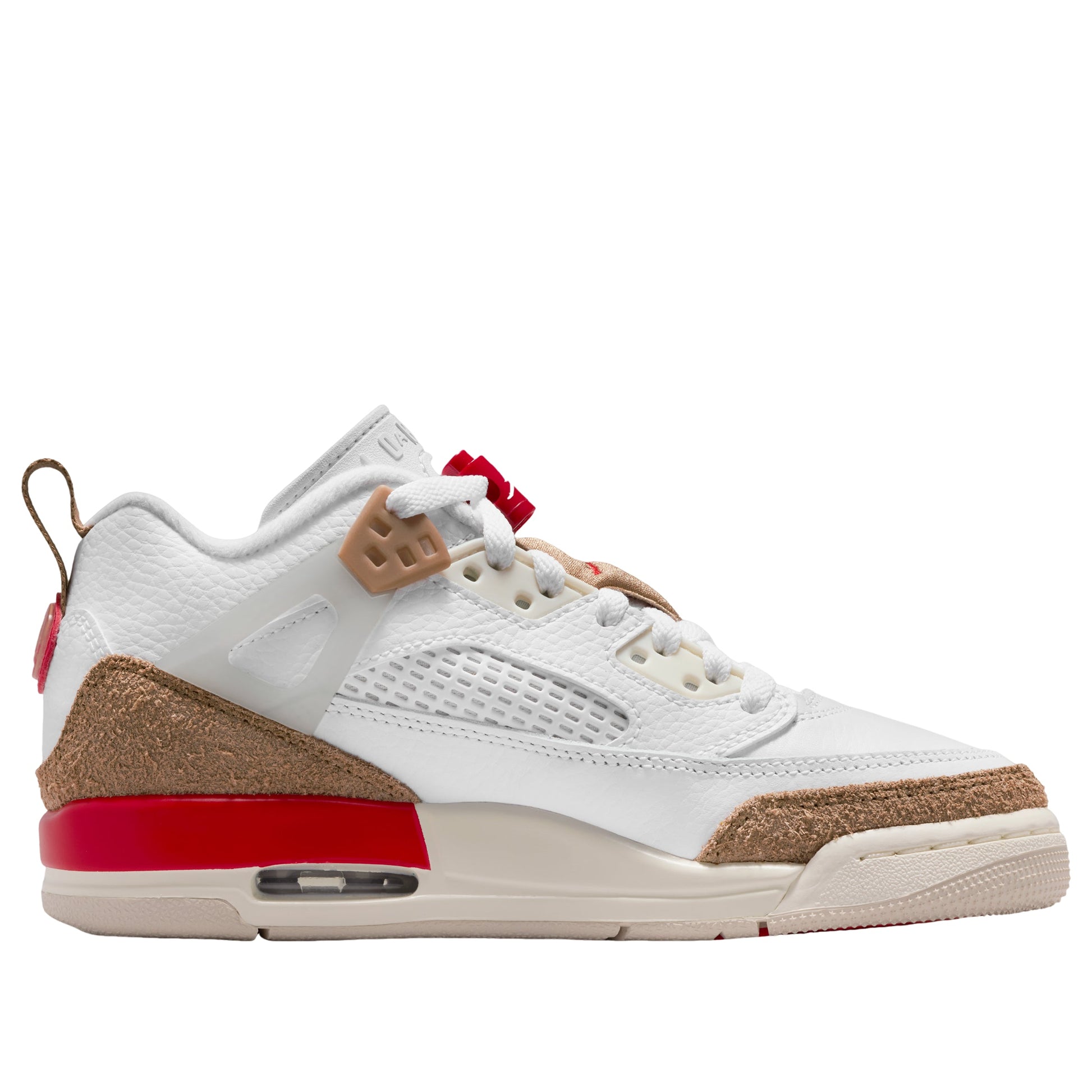 (GS) Air Jordan Spizike Low 'White Desert Camo Fire Red' FQ3950-105