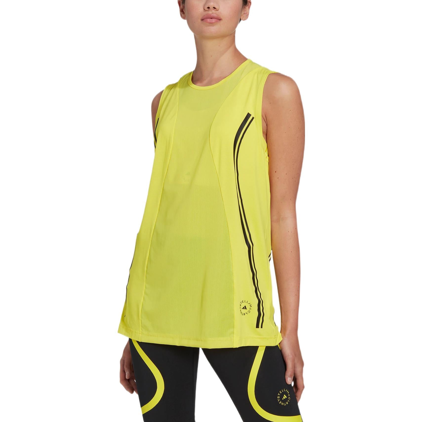 (WMNS) adidas Stella McCartney Truepace Tank Top Asia Sizing 'Yellow' HG6863