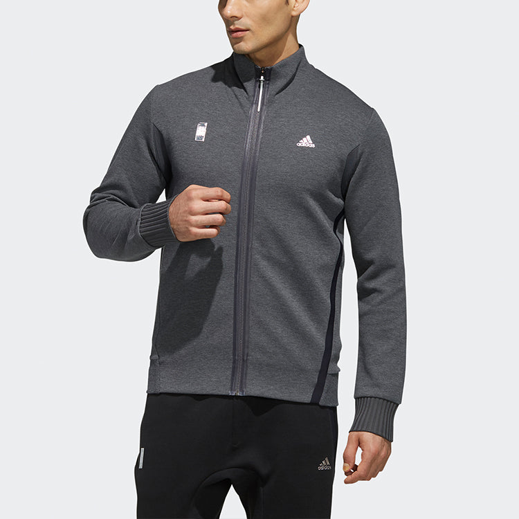 adidas WJ TT Stand Collar Training Sports Jacket Gray FJ0202