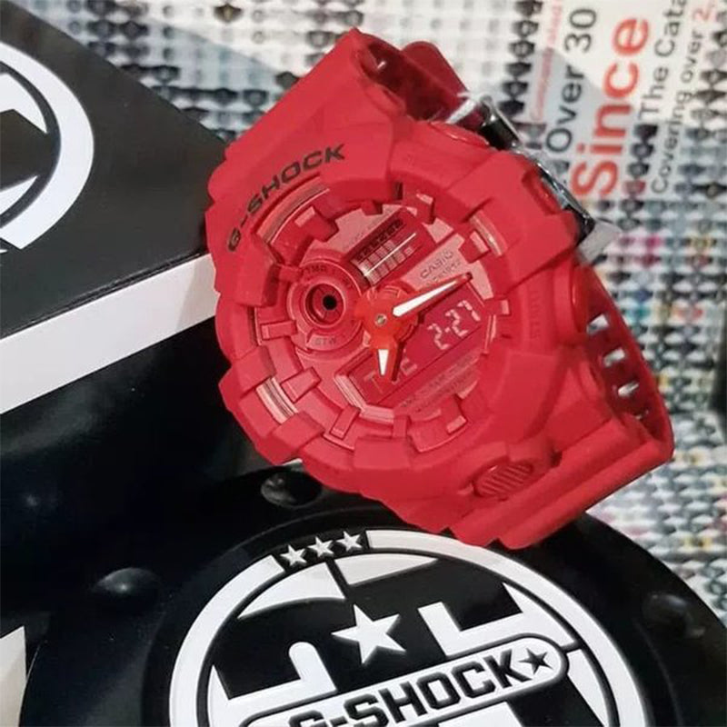 CASIO G-Shock Analog-Digital 'Red' GA-735C-4A