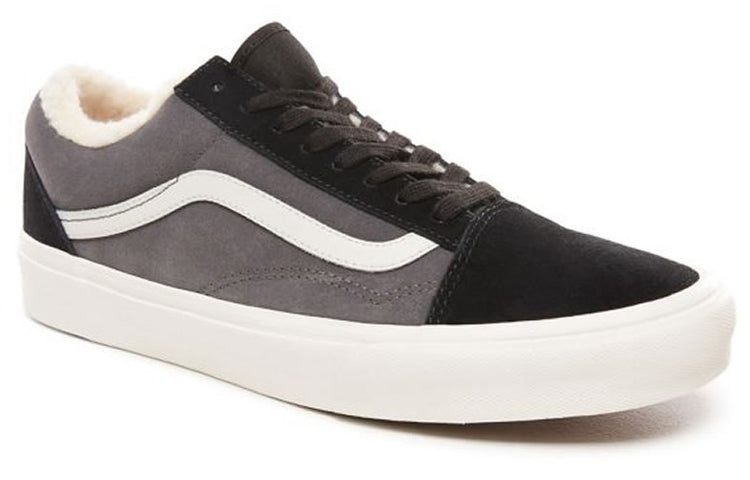 Vans Suede and Sherpa Old Skool 'Grey Black' VN0A38G1UPE