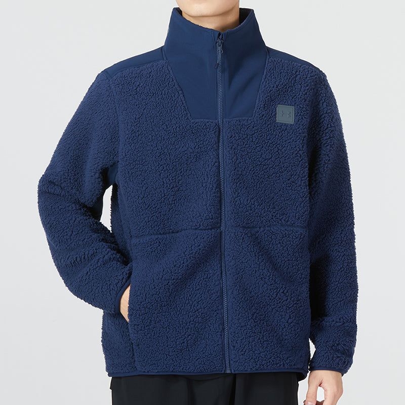 Under Armour UA Legacy Sherpa Full-Zip Soft Jacket 'Blue' 1357474-409