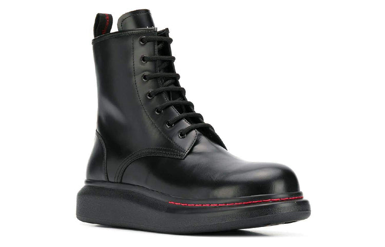 Alexander McQueen Ankle Leather Boot 'Black' 586191WHX511000