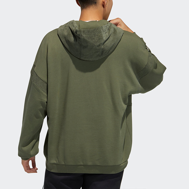 adidas originals Adv Colorblock Half Zipper Sports Pullover Basic Green GV0930