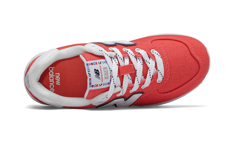 New Balance 574 White Orange Kid 'White Orange' PC574SOL
