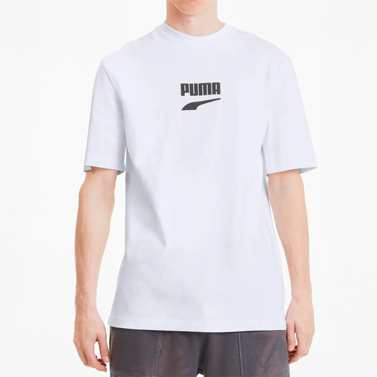 PUMA Downtown Printing Short Sleeve White 596367-52