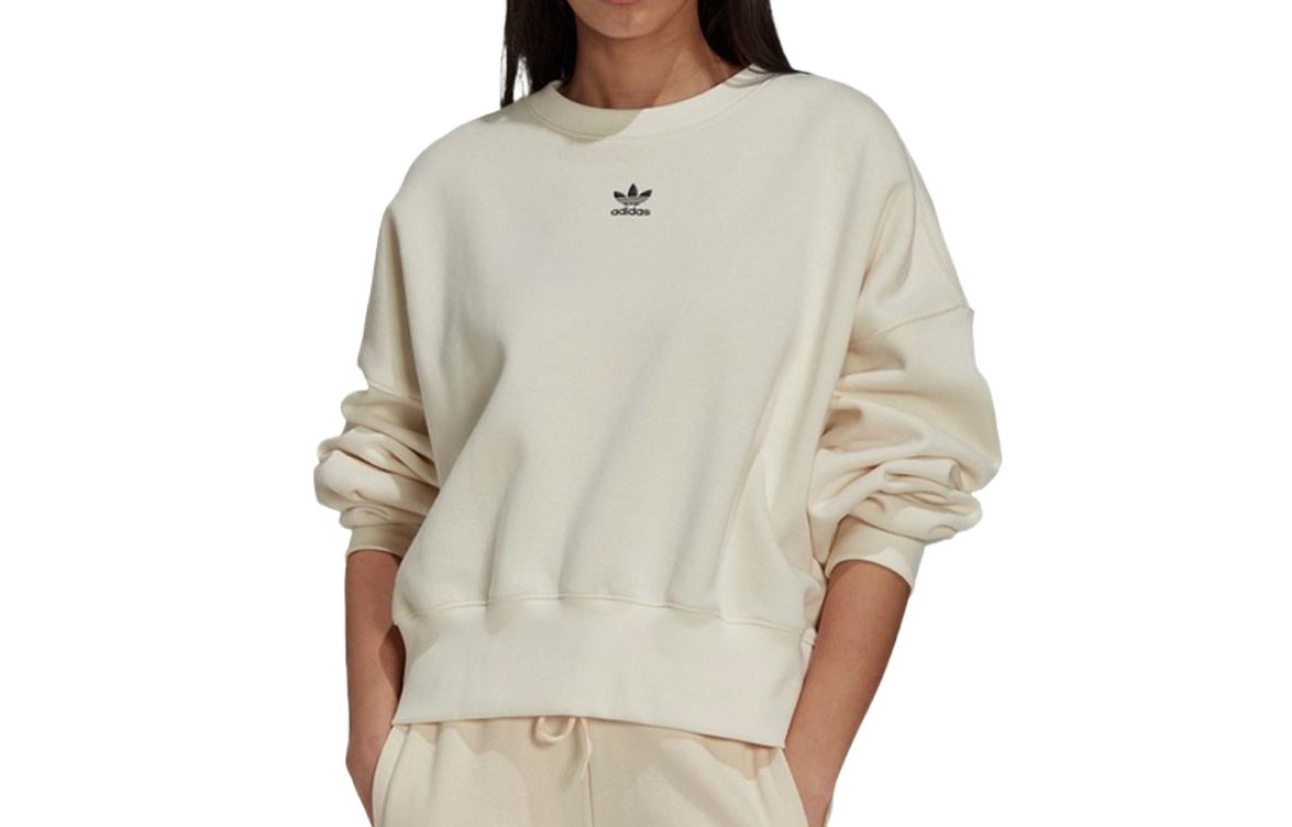 (WMNS) adidas Adicolor Sweaters Asia Sizing 'Beige' H40022