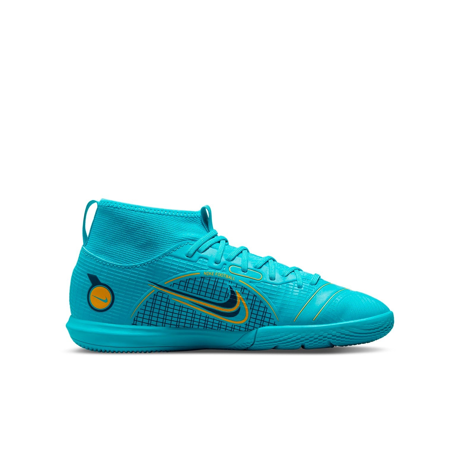 (GS) Nike JR. Mercurial Superfly 8 Academy IC Soccer Shoes K Blue DJ2860-484