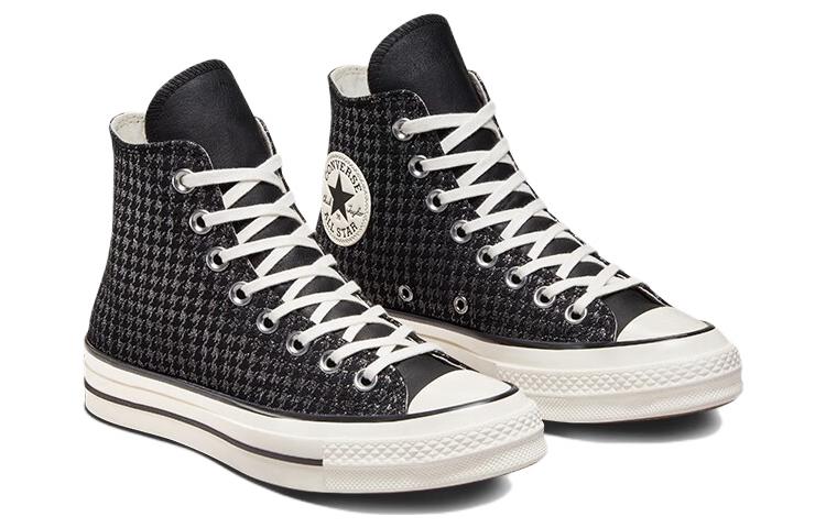 (WMNS) Converse Chuck 70 High 'Houndstooth Shine - Black' A04277C