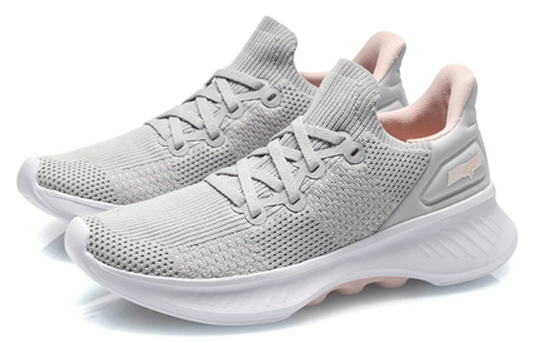 (WMNS) Li-Ning Eazgo No Boundry 'Light Grey Orange' AREQ034-1