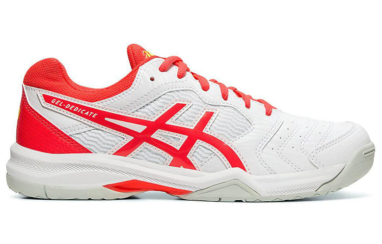 (WMNS) ASICS Gel-Dedicate 6 'White Red Grey' 1042A067-102