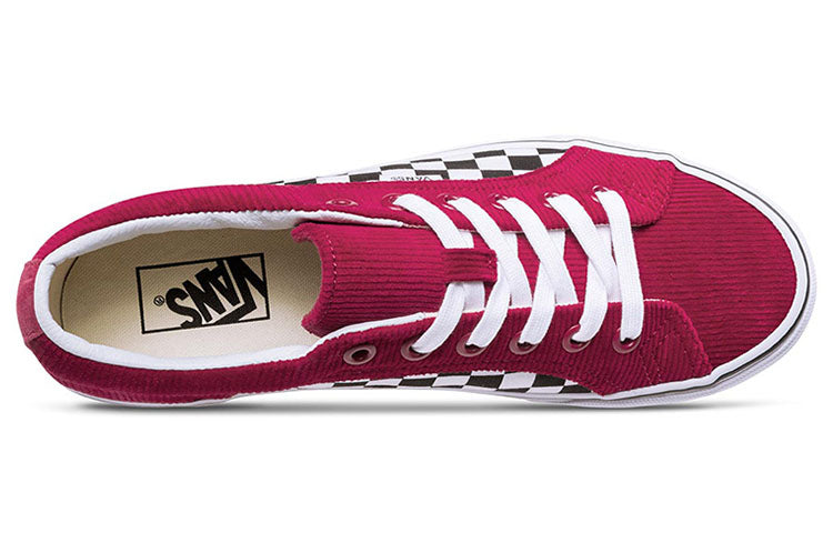 Vans Lampin 'Checkerboard Corduroy - Scooter Red' VN0A38FIU9E