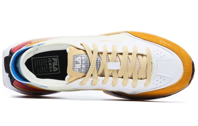 FILA KM Shoes 'White Yellow Blue' F12M233113FCW