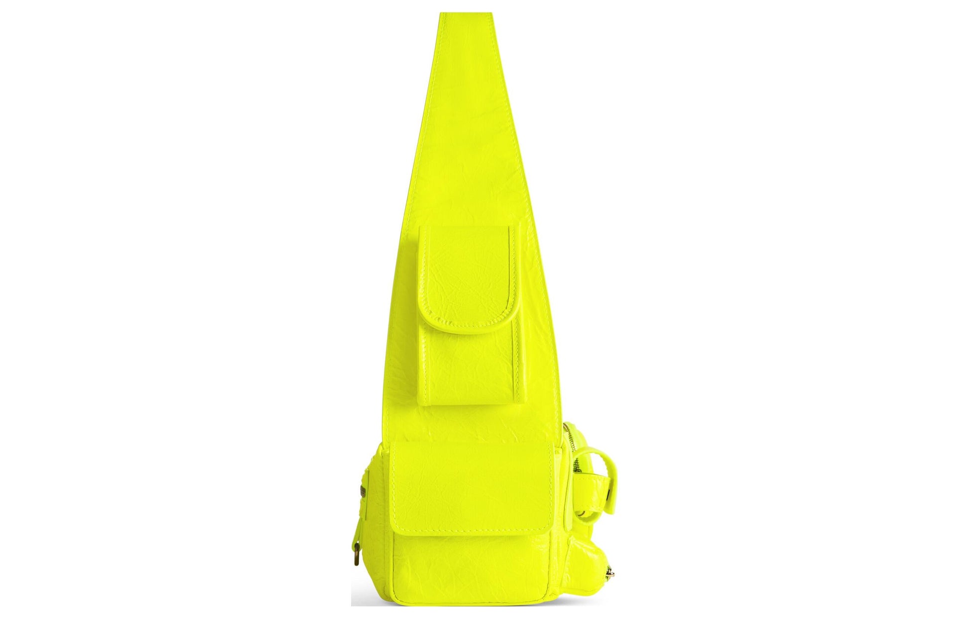(WMNS) Balenciaga Superbusy Xs Sling Bag 'Fluo Yellow' 762516210CA7206