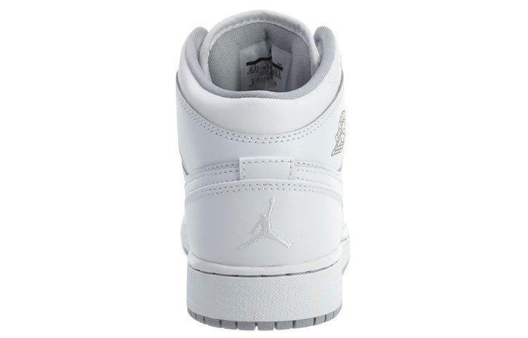 (GS) Air Jordan 1 Retro Mid 'White Wolf Grey' 554725-112