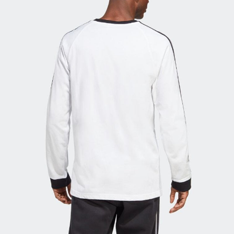 adidas Adicolor Classics 3-Stripes Long Sleeve Tee 'White' IA4879